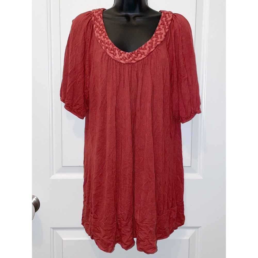 Orange tunic blouse🔥🔥